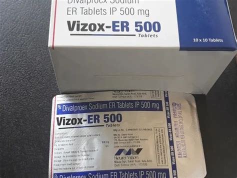 Vizox-ER Divalproex Sodium Er Tablets, Neuro Vision, Treatment: Seizure ...