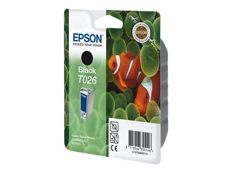 C13t02640120 Epson T026 Black Original Ink Cartridge Currys