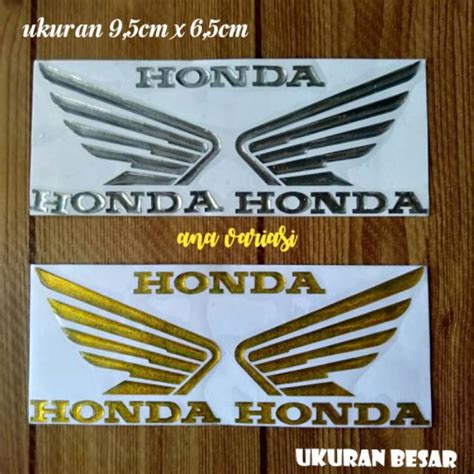 Jual Stiker Timbul Emblem Sayap Honda Emblem Honda Sayap Stiker Timbul