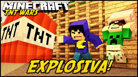 Minecraft Tnt Wars Explos Es Youtube