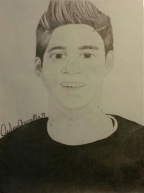 My Drawing Of Niall Horan From One Direction Male Sketch Drawings