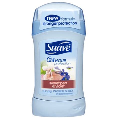 Suave 24 Hour Protection Anti Perspirant Deodorant Invisible Solid Sweet Pea And Violet 140 Oz