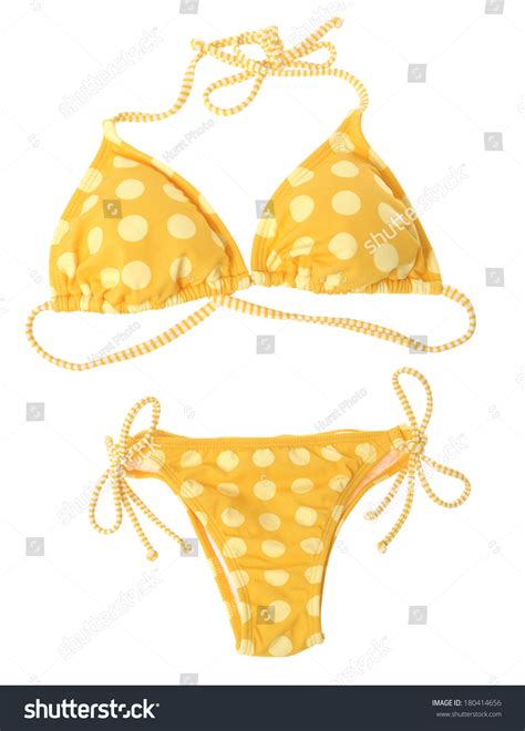 Yellow Polka Dot Bikini Stock Photos Images Photography Shutterstock