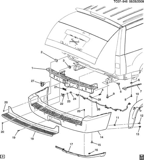 Exploring the Anatomy of Chevrolet Tahoe: A Detailed Parts Diagram