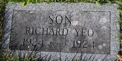 Richard Hayden Yeo 1924 1924 Mémorial Find a Grave