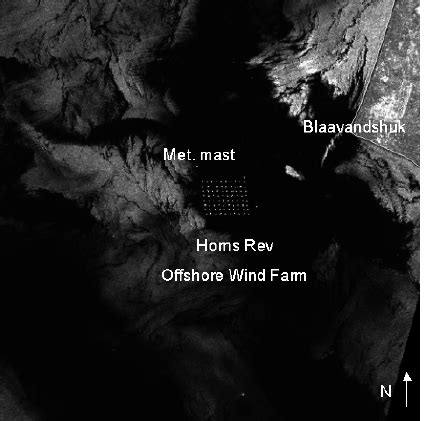 Ers Sub Image Km X Km Showing Horns Rev Offshore Wind Farm In