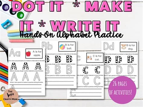 Alphabet Worksheets Writing Practice Sheets Learning - Etsy