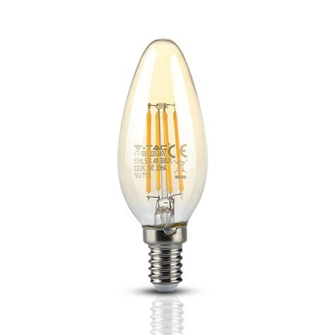 Żarówka LED Filament 4W 2200K E14 BURSZTYN V TAC 10892015292