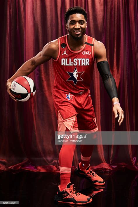 Donovan Mitchell Of Team Giannis Poses For A Portrait During The Nba