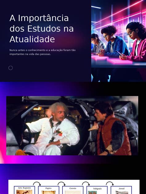 Explique A Importância Do - A Importância dos Estudos Hoje | PDF