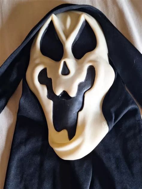 Vintage Melty Ghost Fearsome Faces Scream Ghost Face Mask Eu Asis Fun