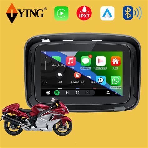 Android Apple CarPlay Multimedya Motosiklet Ekranı + GPS Navigasyon ...