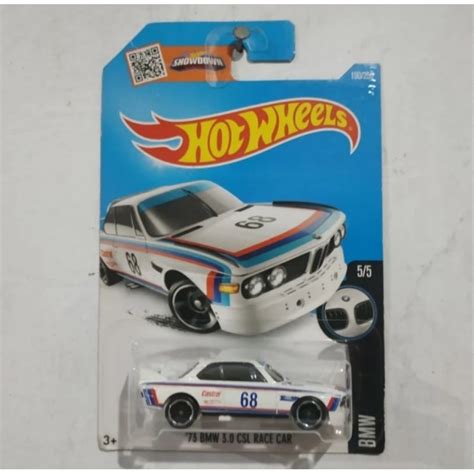 Jual Hot Wheels BMW CSL Race Car White Putih Shopee Indonesia