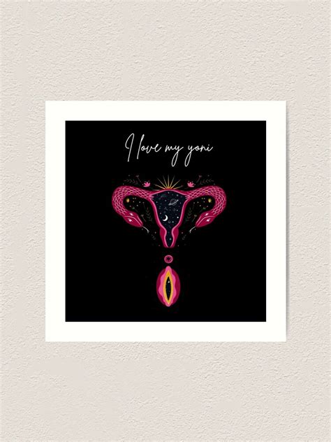 Cute Yoni Vagina Vulva Female Organs A Proud Queen Girl Representation Art Print For Sale By