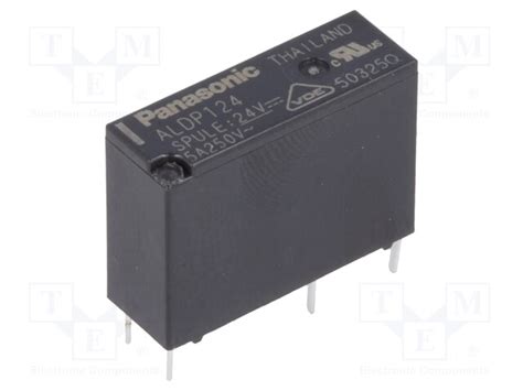 ALDP124 PANASONIC - Relay: electromagnetic | SPST-NO; Ucoil: 24VDC ...