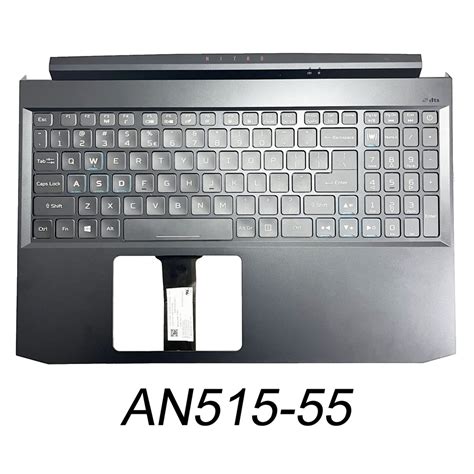 Клавиатура ноутбука (верхняя часть корпуса) US Acer Nitro 5 AN515-55 ...