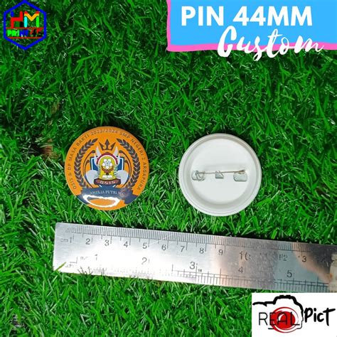 Jual Cetak Pin Custom Mm Pin Peniti Mm Pin Bros Mm Shopee