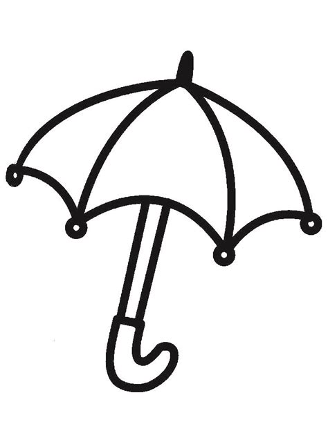 Printable Umbrella Coloring Page Printable Word Searches