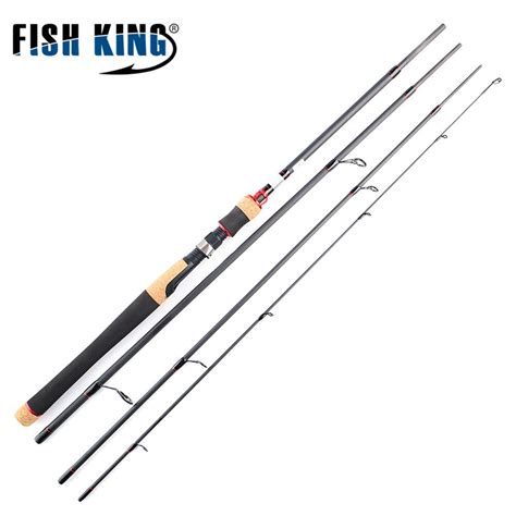 Fish King Carbon Soft Lure Fishing Rod Mh M To M Section Lure