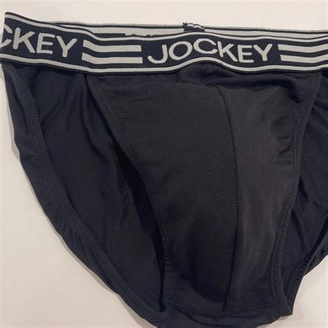 Jockey Underwear Socks Jockey Sport Cooling Mesh Performance String Bikini Xl Black Poshmark