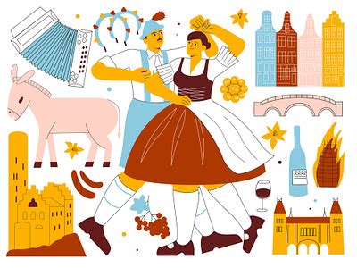 Liechtenstein culture by KSENIIA FAST on Dribbble