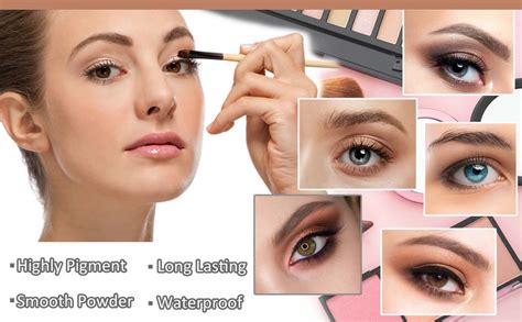 Amazon Brown Nude Neutrals Eyeshadow Palette Make Up Warm Cool Tones Shades Matte