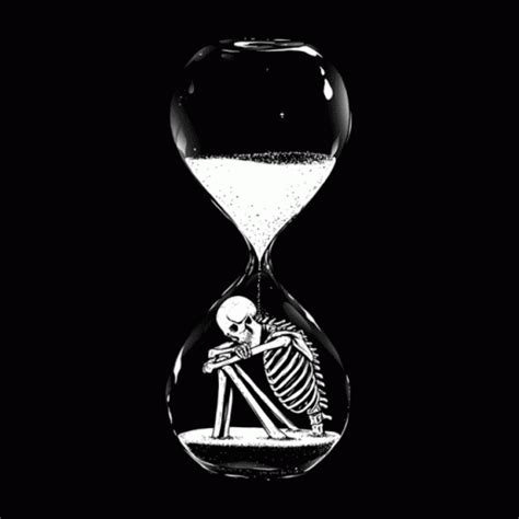 Times Up Time GIF - Times Up Time Skull - Discover & Share GIFs