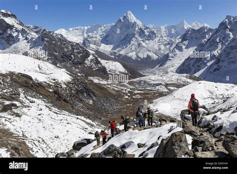 Nepal, Sagarmatha National Park, listed as World Heritage by UNESCO ...