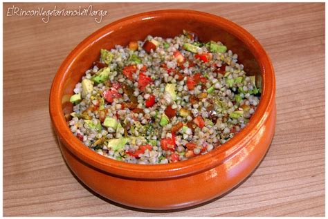 Ensalada De Trigo Sarraceno Con Vinagreta De Albahaca Cocina