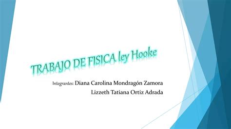 Fisica Ley De Hooke Los Resortes Ppt Descarga Gratuita