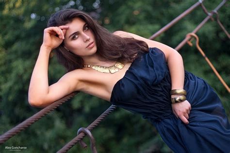 Dress Alexey Goncharov Women Outdoors Necklace Women Brunette