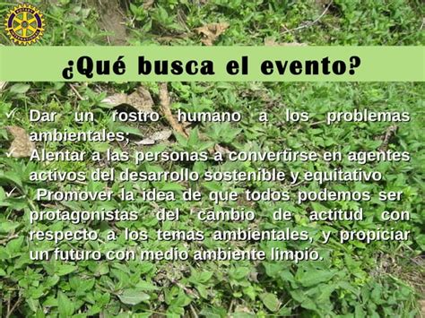 Dia Del Medio Ambiente 5 De Junio Plantón Rotario Ppt