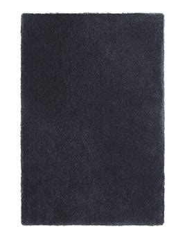 Tapis SMOOTH uni gris très foncé Saint Maclou