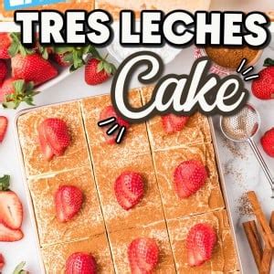 The Easiest Tres Leches Cake Recipe with Box Cake Mix