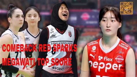 Comback Red Sparks Megawati Hangestri Top Skor Red Sparks Vs Ai