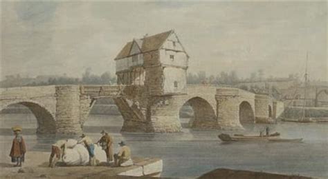 Old Bewdley Bridge, Bewdley, Worcestershire by Joseph Farington on artnet