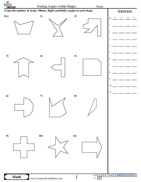 Angles Worksheets | Free - Distance Learning, worksheets and more ...