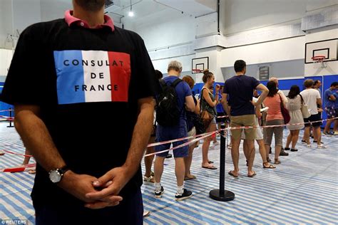 Marine Le Pen Targeted By Naked Protesters In France Daily Mail Online