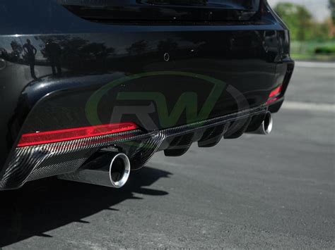 Bmw F F Performance Style Carbon Fiber Rear Diffuser