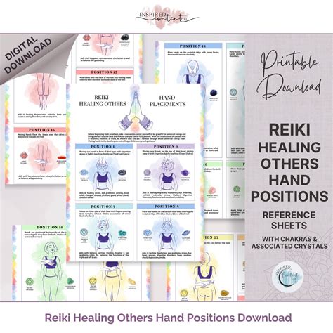 Reiki Healing Hand Positions For Healing Others Usui Reiki Chart