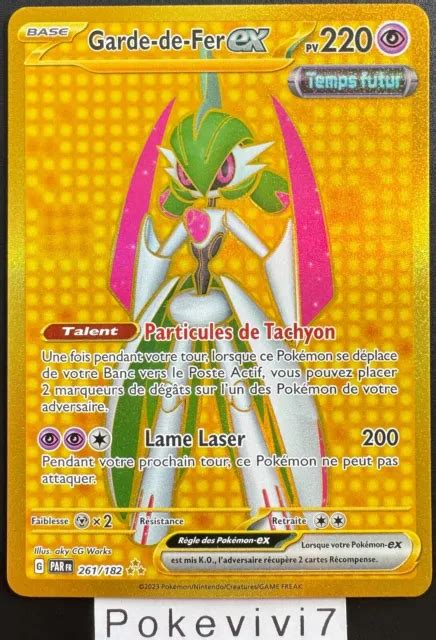 Carte Pokemon Garde De Fer Ex Gold Ev Ecarlate Et Violet Par