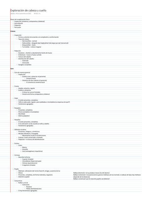 Exploración de cabeza y cuello Mauricio Ocaña uDocz