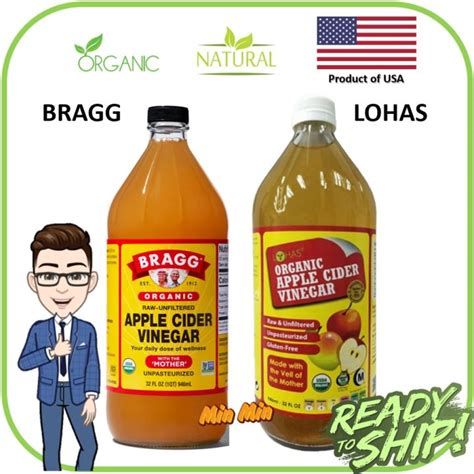 Bragg Organic Apple Cider Vinegar Ml Lohas Organic Apple Cider