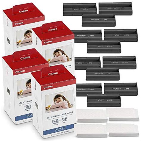 Canon Kp In Color Ink And Paper Set Includes Total Of Sheets And