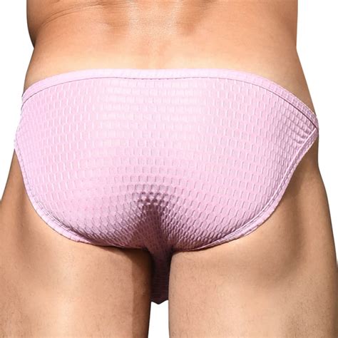 Andrew Christian Almost Naked Buckle Briefs Pink INDERWEAR