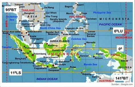 Mengenal Letak Wilayah Indonesia Astronomis Geografis Dan Geologis