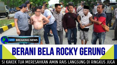 Geger Pagi Ini Berani Bela Rocky Gerung Nyawa Amin Rais Terancam