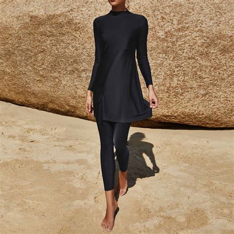 Homenesgenics Clearance Swim Suits For Women Tankini Bikini Women S Solid Color Long