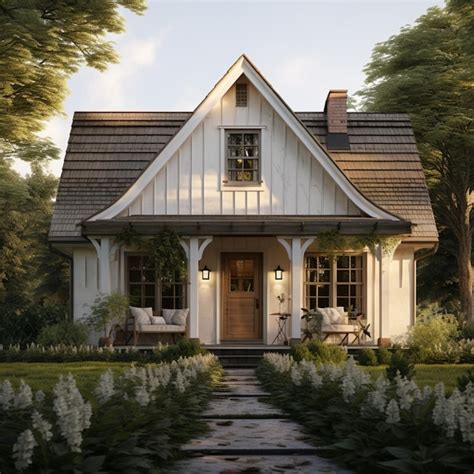 Premium Photo Simple House Front View City Dwelling