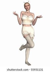 Sexy Granny Lingerie Stock Illustration 72879904 Shutterstock